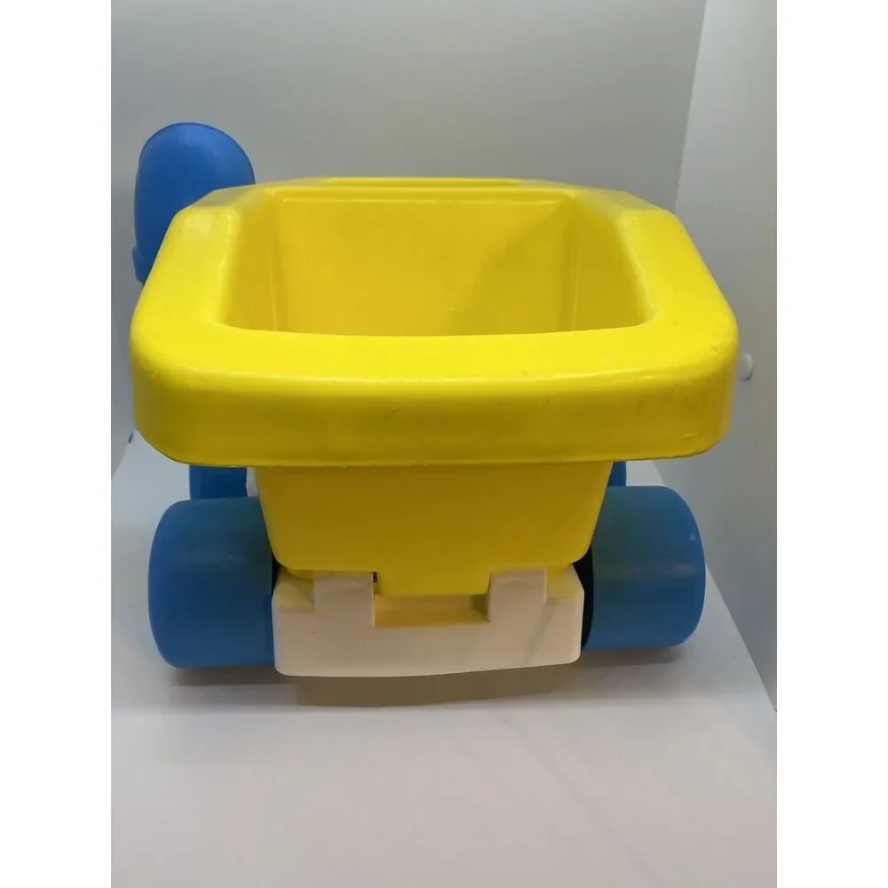 Playskool Toy Dump Truck Yellow Bed Kids Boys Girls Toddler Play vintage